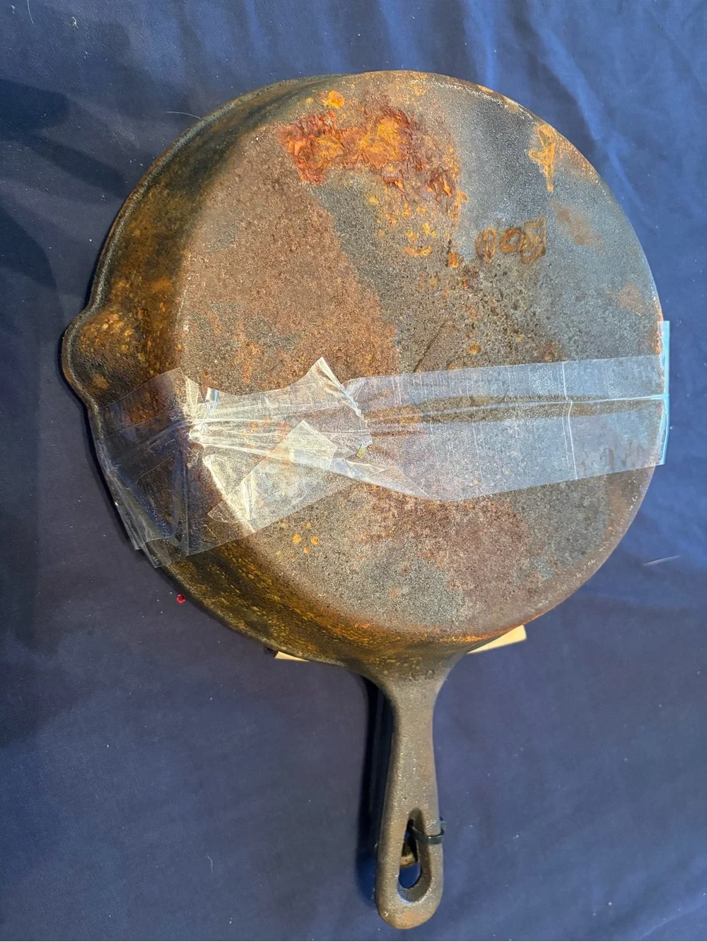 Vintage Cast Iron Skillet Set of 3 – Cleaned & Seasoned – Heavy Cookware